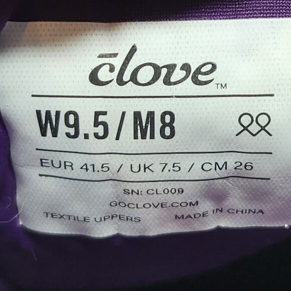 Clove Classic Lavender Comfort Sneakers Size Women 9.5 Men 8 Nurse Health Care - Picture 5 of 8